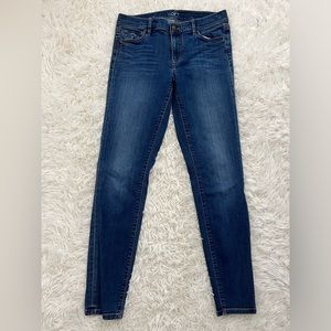 LOFT High Rise Super Skinny Jeans Dark Wash 28/6